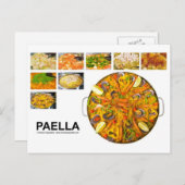 paella briefkaart (Voorkant / Achterkant)