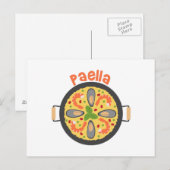 Paella Briefkaart (Voorkant / Achterkant)