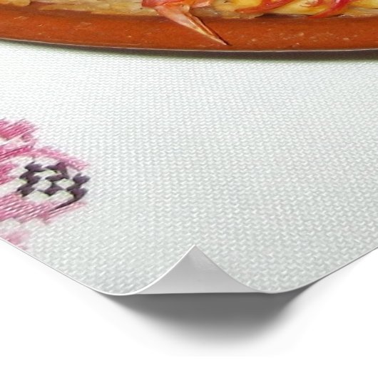 Paella De Marisco Póster Poster (Hoek)