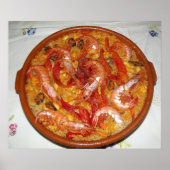 Paella De Marisco Póster Poster (Voorkant)