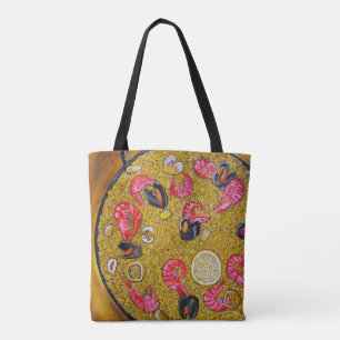 Paella De Marisco Schilderij van Alfred Fox Tote Bag