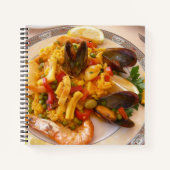 Paella Food Notebook Notitieboek (Voorkant)