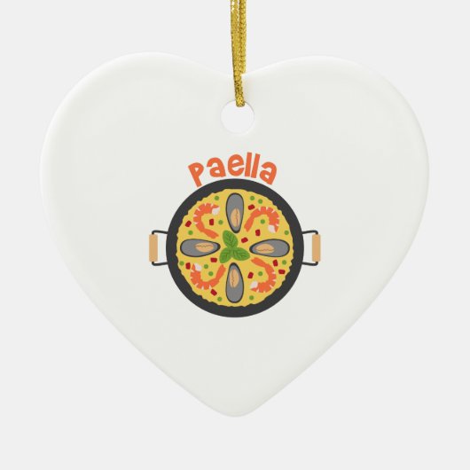 Paella Keramisch Ornament (Voorkant)