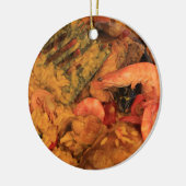 Paella kerstversiering keramisch ornament (Links)