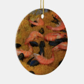 Paella kerstversiering keramisch ornament (Rechts)