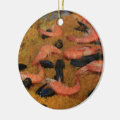 Paella kerstversiering keramisch ornament (Links)