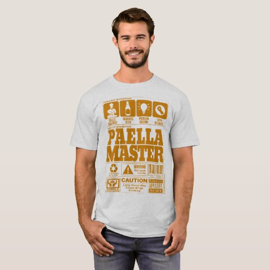 Paella Master T-shirt (Voorkant volledig)