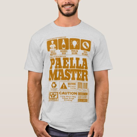 Paella Master T-shirt (Voorkant)
