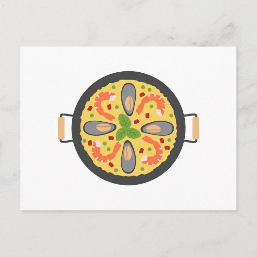 Paella Meal Briefkaart (Voorkant)