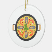 Paella Meal Keramisch Ornament (Links)