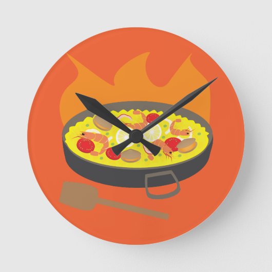 Paella Ronde Klok (Voorkant)