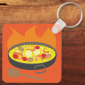 Paella Sleutelhanger (Achterkant)