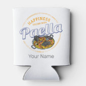 Paella Snack Spanje Paella Pan Souvenir Blikjeskoeler (Achterkant)