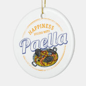 Paella Snack Spanje Paella Pan Souvenir Keramisch Ornament (Links)