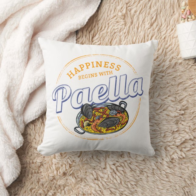 Paella Snack  Spanje Paella Pan Souvenir Kussen (Deken)