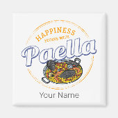 Paella Snack  Spanje Paella Pan Souvenir Magneet (Voorkant)