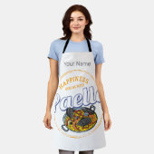 Paella Snack  Spanje Paella Pan Souvenir Schort (Gedragen)