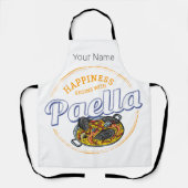 Paella Snack Spanje Paella Pan Souvenir Schort (Voorkant)