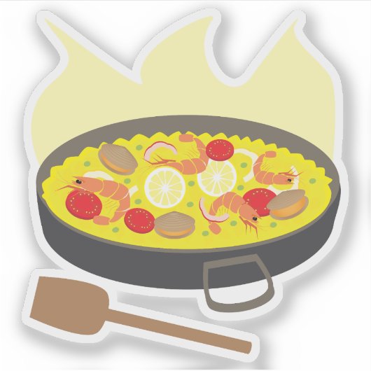 Paella Sticker (Voorkant)