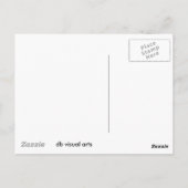 Paeonia lactiflora briefkaart (Achterkant)