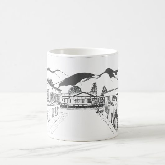 Paeroa New Zealand souvenir mok (Center)