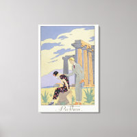 Paestum, 1924 (pochoir print)