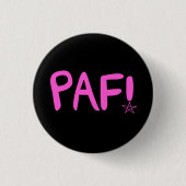 PAF! Knoop Ronde Button 3,2 Cm (Voorkant)