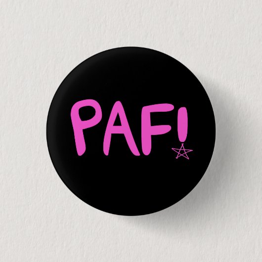 PAF! Knoop Ronde Button 3,2 Cm (Voorkant)