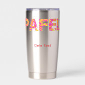 Pafel  geïsoleerde drinkbeker (Voorkant)