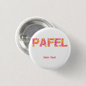 Pafel ronde button 3,2 cm (Voorkant /achterkant)