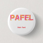 Pafel ronde button 3,2 cm (Voorkant)