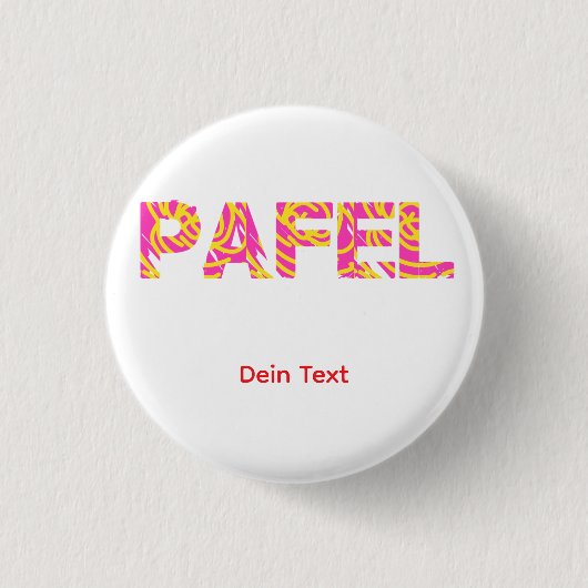 Pafel ronde button 3,2 cm (Voorkant)