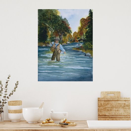 PaFlyFishing Poster (Keuken)