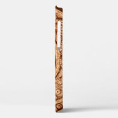 Pagaanversiering van de textuur van de stam Maya Case-Mate iPhone Case (Achterkant / Links)