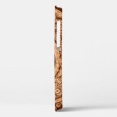 Pagaanversiering van de textuur van de stam Maya Case-Mate iPhone Case (Achterkant / Links)