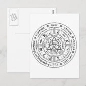 Pagaanwiel van het Jaar Briefkaart (Voorkant / Achterkant)