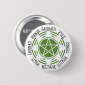 Pagaanwiel van het Jaar Ronde Button 5,7 Cm (Voorkant /achterkant)
