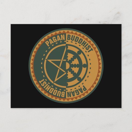 Pagan Buddhist Briefkaart (Voorkant)
