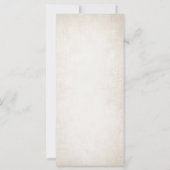 Pagan Celtic Hoorns Bruiloftsmenu (Achterkant)