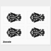 Pagan Celtic Norse Thor's Hammer Rechthoekige Sticker (Vel)