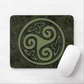 Pagan Celtic Triskelion Muismat (Met muis)