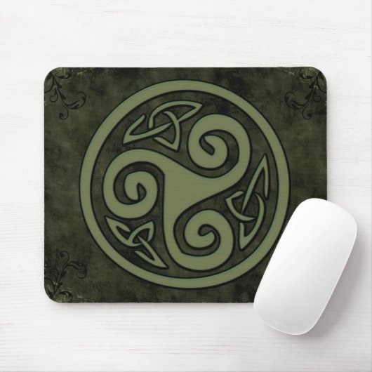 Pagan Celtic Triskelion Muismat (Met muis)
