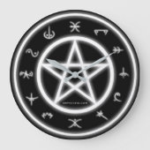 Pagan Clock Symbolen Grote Klok (Voorkant)