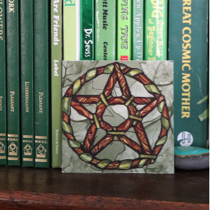 Pagan Druid Pentagram Art Natuur Witch Poster