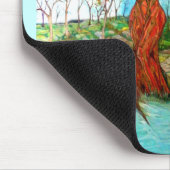 Pagan Dryad Tree Goddess Wiccan Natuur Art Muismat (Hoek)