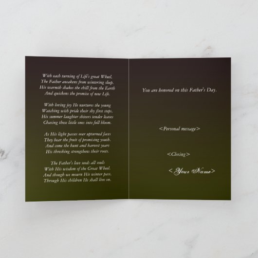 Pagan Fathers Kaart (Binnen)