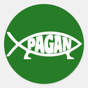Pagan_fish_ROF Ronde Sticker