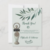 Pagan Goddess Baby Shower Thank You Card Bedankkaart (Voorkant)