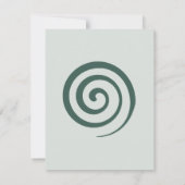 Pagan Goddess Baby Shower Thank You Card Bedankkaart (Achterkant)