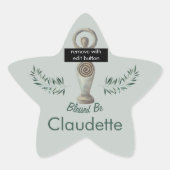 Pagan Goddess Personalized Ster Sticker (Voorkant)